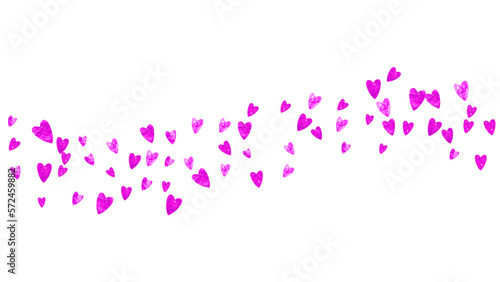 San Valentin Day Pattern. February Border For Mom. Random Frame. Pink Happy Painting. Greeting Splatter For Couple. Red Romance Banner. Rose San Valentin Day Pattern.