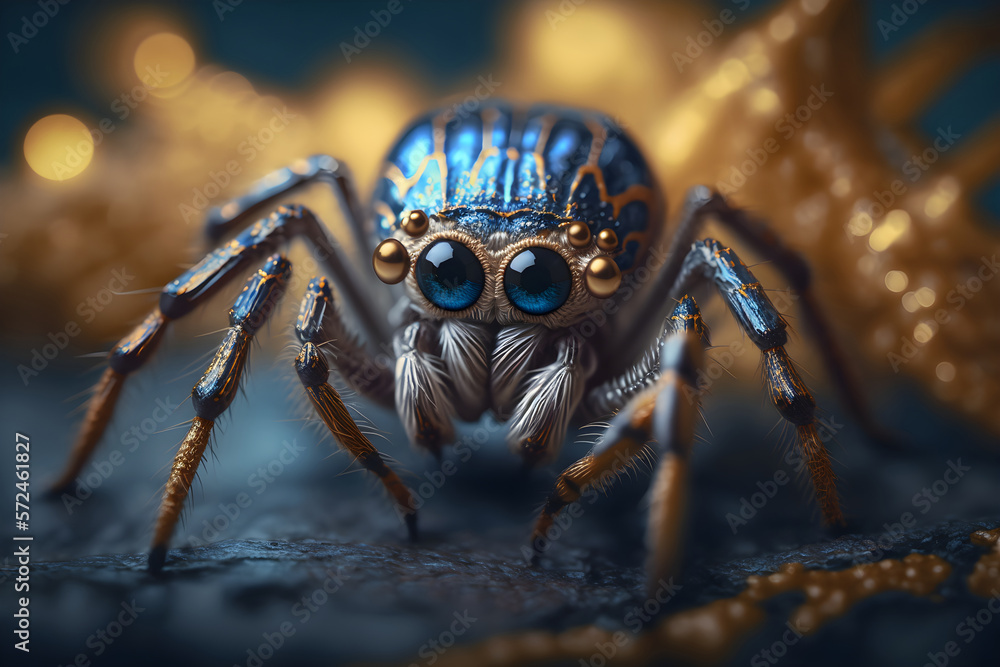 Fototapeta premium Spider macro