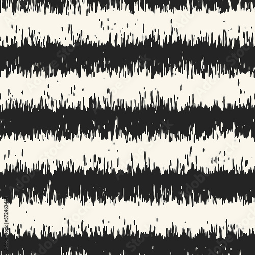 Ink Brushstrokes Textured Striped Pattern