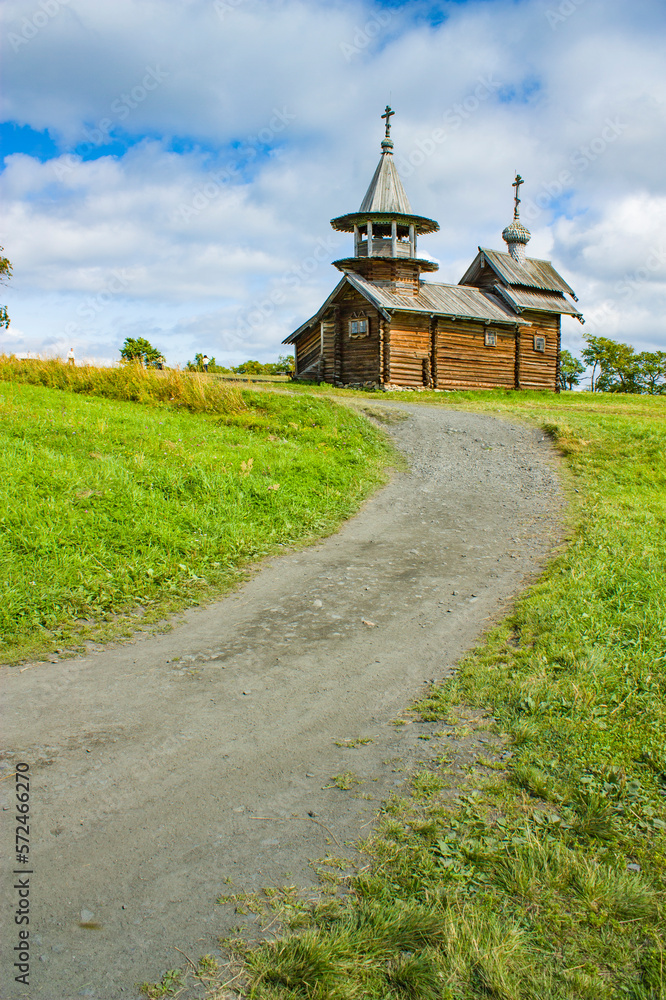 Russian monument of architecture of Kizhi