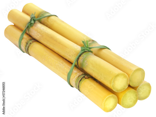 Pieces of sugarcane