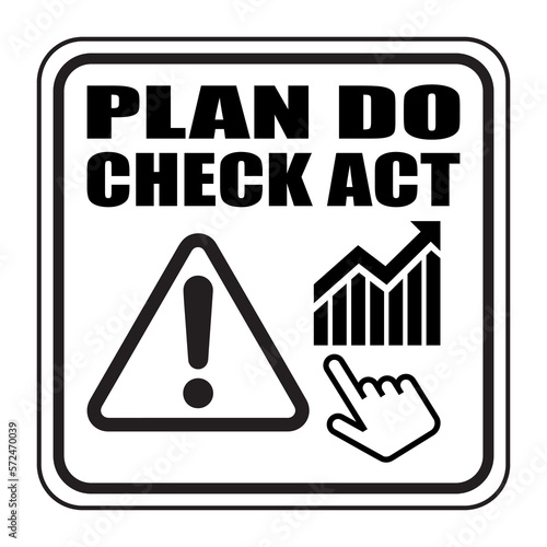 Logo Plan Do Check Act.