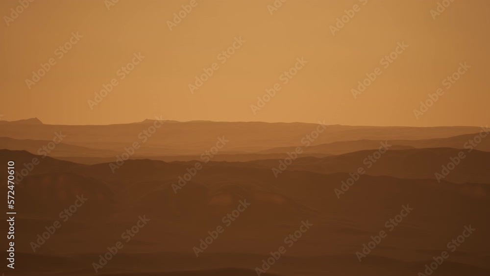Mars 1005: Aerial flyover martian landscape. Mars 1005: Aerial flyover martian landscape.