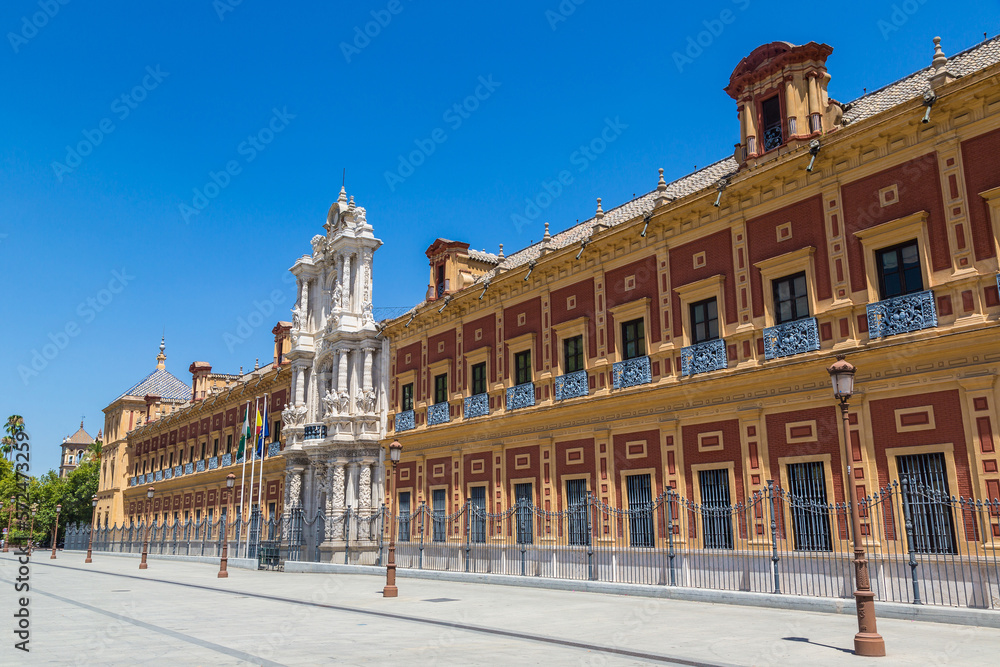 Palace of Saint Telmo in Sevilla