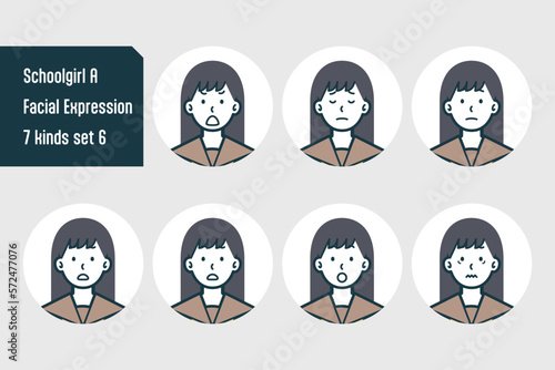 女子校生のバストショット7点セットNo.6