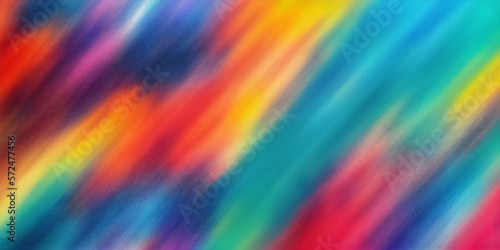 Abstract colorful background of blured oil paint strokes. Generative AI