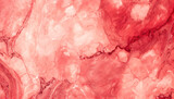 Abstract red marble liquid texture