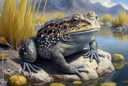 Wyoming Toad - Extinct Species - Generative Ai