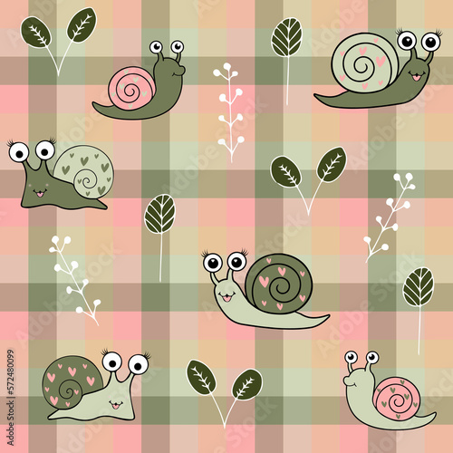 Seamless Snail Pattern