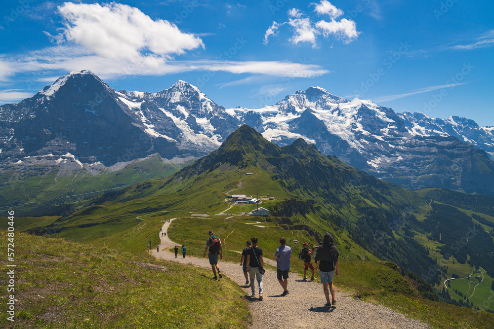 Fototapeta premium hiking in the mountains
