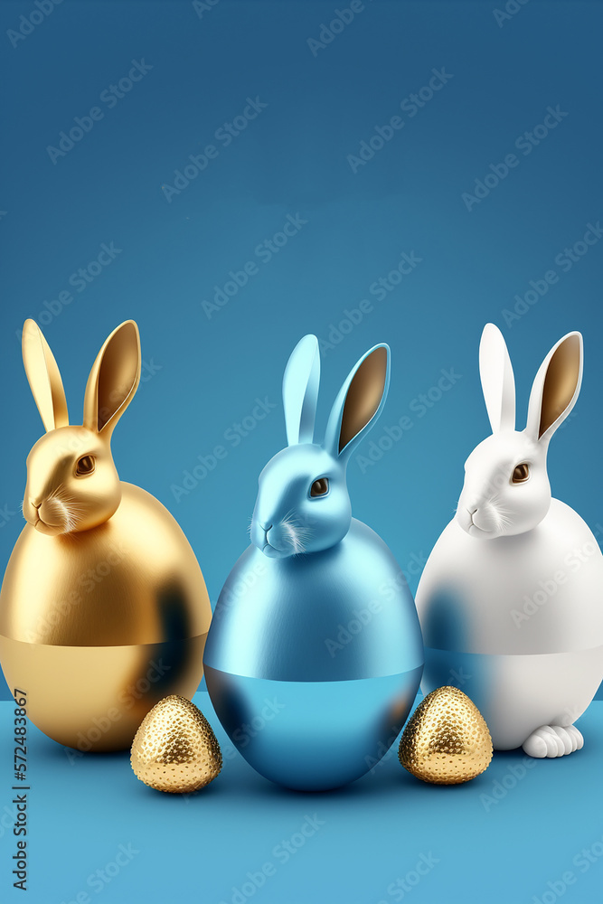 Obraz premium Easter time, Happy Easter, generative ai