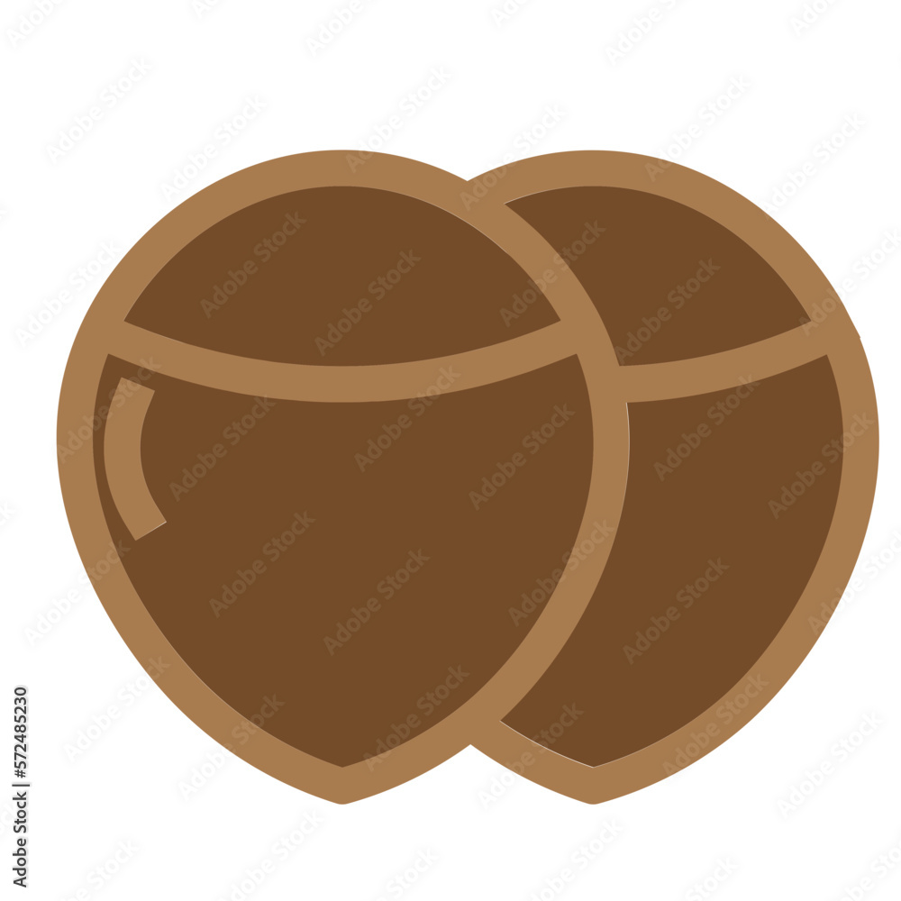 Chestnut Flat Icon Chestnut Flat Icon
