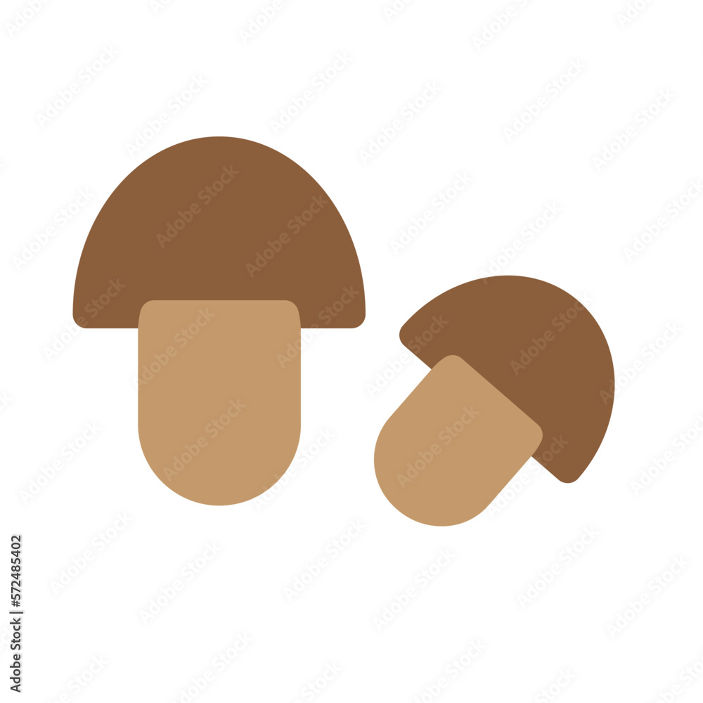Fototapeta premium Mushroom Flat Icon