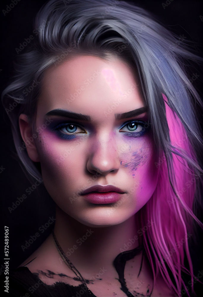 Edgy Makeup, AI Edgy Makeup, AI