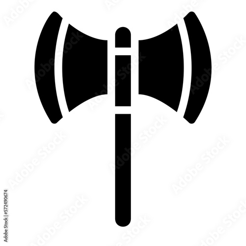 axe glyph icon