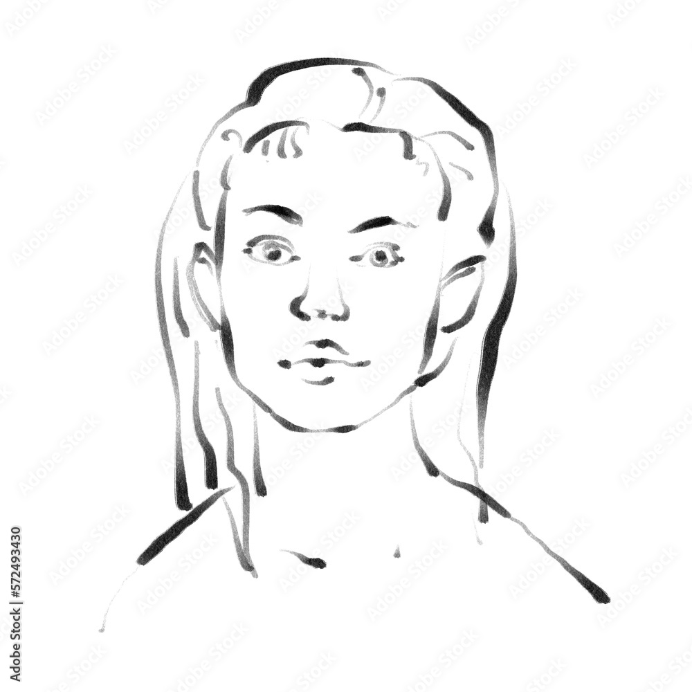 Abstract female line drawing, continuous line art abstract drawing. Woman Fashion Minimalist Concept, Beauty Drawing, black and white Illustration for logo, sublimation, prints, T-shirt Abstract female line drawing, continuous line art abstract drawing. Woman Fashion Minimalist Concept, Beauty Drawing, black and white Illustration for logo, sublimation, prints, T-shirt
