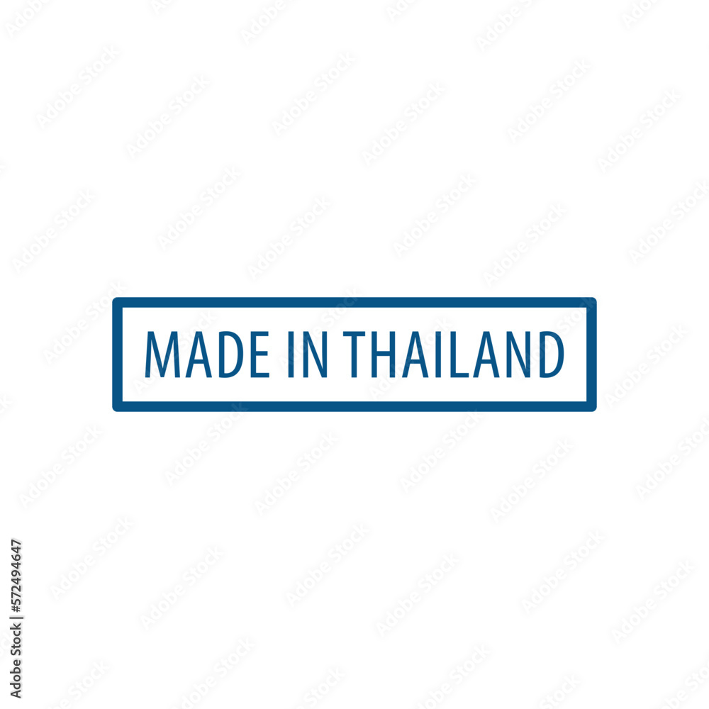 Made in Thailand icon vector logo design template Made in Thailand icon vector logo design template