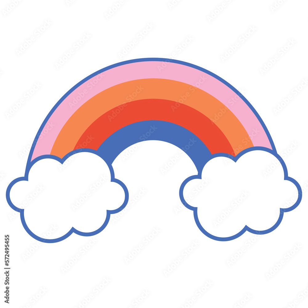 Rainbow - baby shower baby nursery illustrations Rainbow - baby shower baby nursery illustrations
