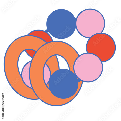 Teether - baby shower baby nursery illustrations