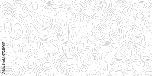 Abstract background with lines Topographic map background. Line topography map contour background, geographic grid. Abstract vector illustration. © MdLothfor
