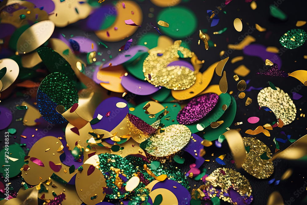 Mardi Gras Confetti Mardi Gras Confetti