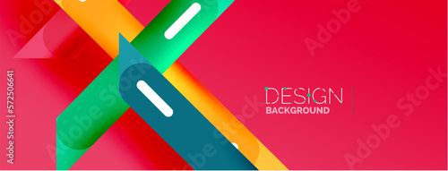 Background overlapping lines. Dynamic lines abstract wallpaper. Straight lines composition vector illustration for wallpaper banner background or landing page