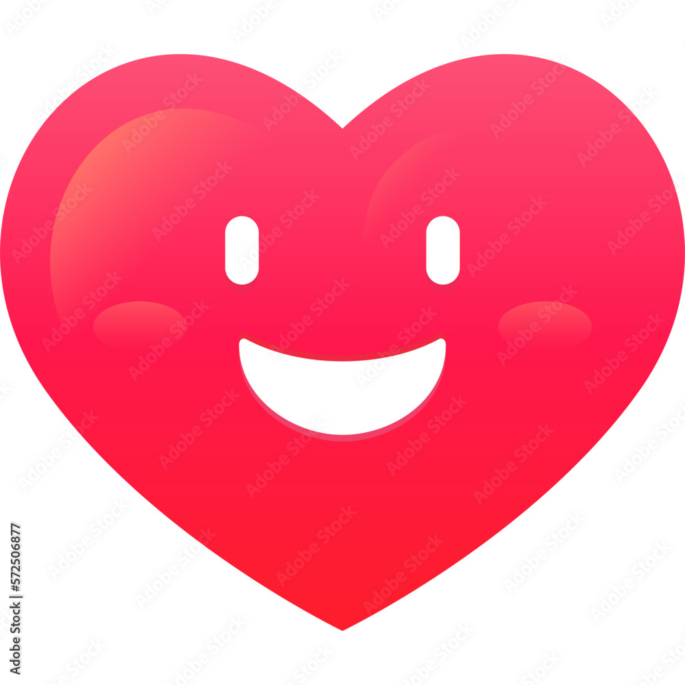 Heart Love Face emoji