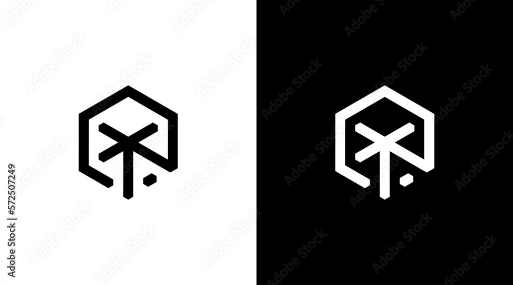 Technology logo hexagon vector monogram black and white icon illustration style Designs templates Technology logo hexagon vector monogram black and white icon illustration style Designs templates