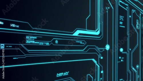 Cyberpunk style background