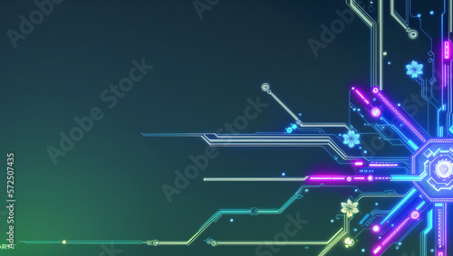 Cyberpunk style background
