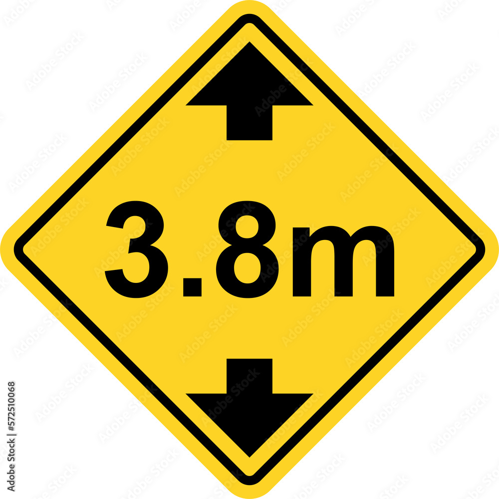Height Restriction Limit 3 8 Meter Warning Sign Icon For Graphic Design height-restriction-limit-3-8-meter-warning-sign-icon-for-graphic-design