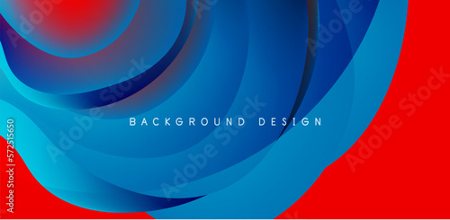 Fluid waves abstract background for covers, templates, flyers, placards, brochures, banners