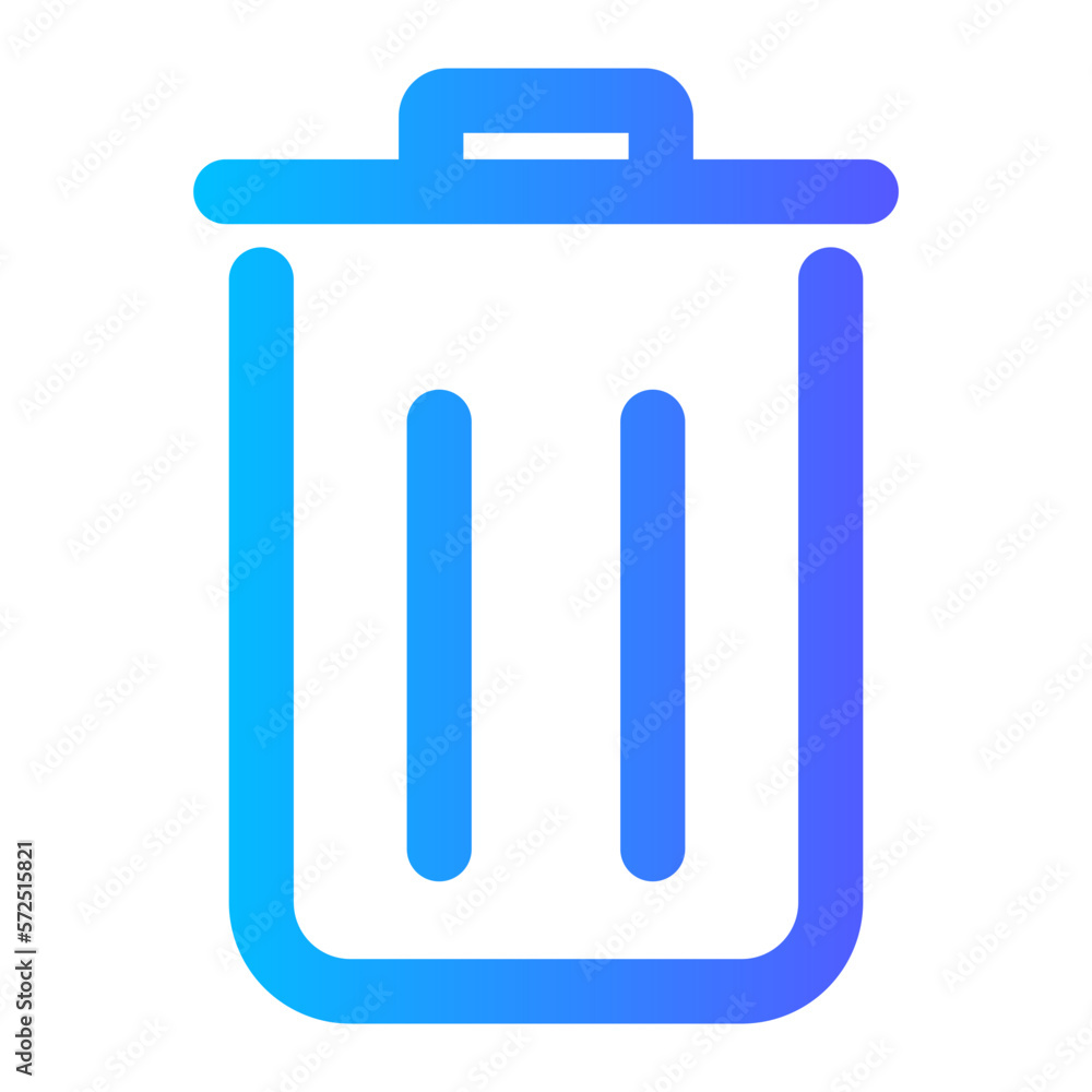 trash gradient icon trash gradient icon