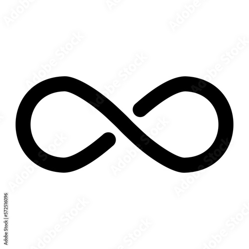 infinity glyph icon