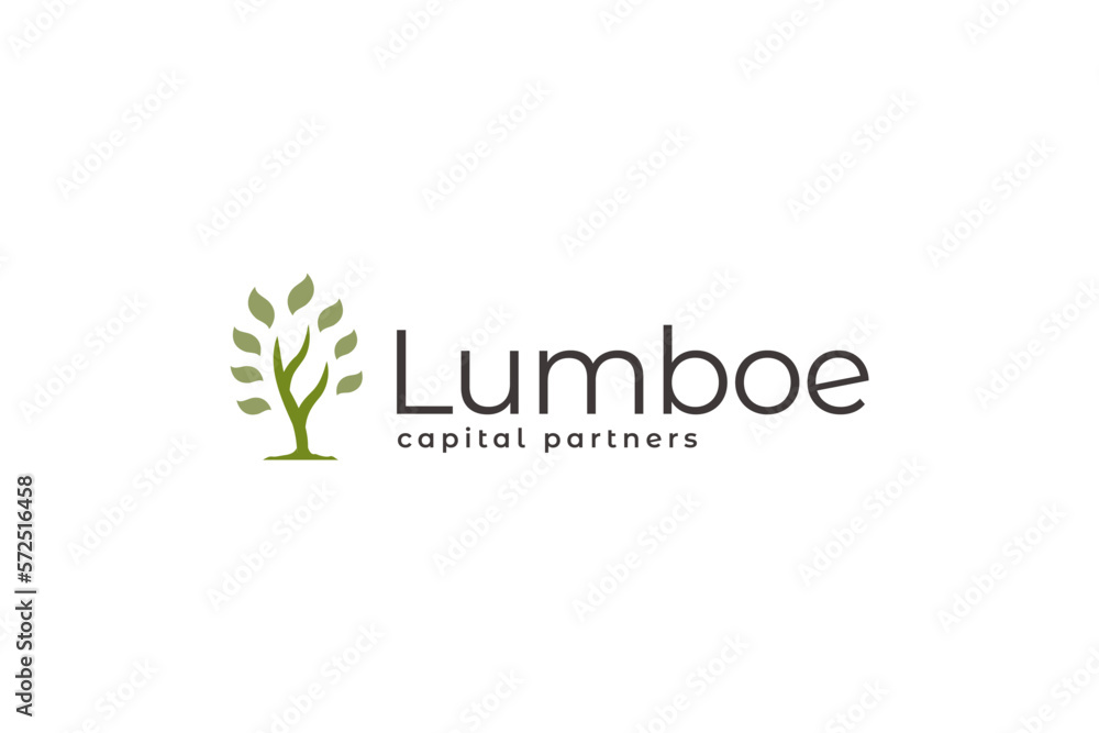 Abstract tree logo design for business company Abstract tree logo design for business company