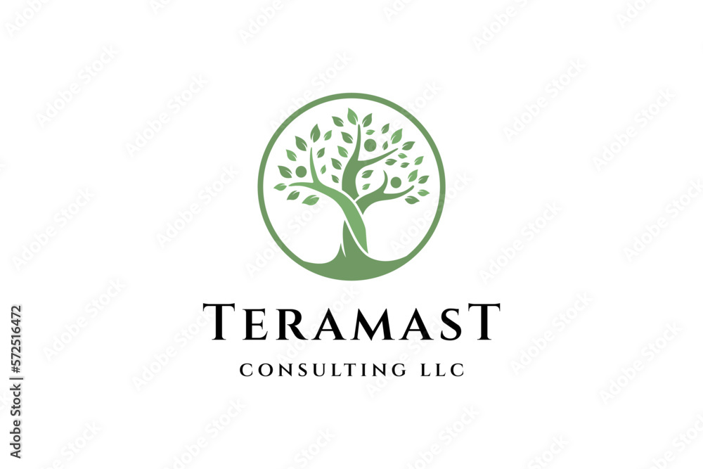 Creative tree logo design for business company Creative tree logo design for business company