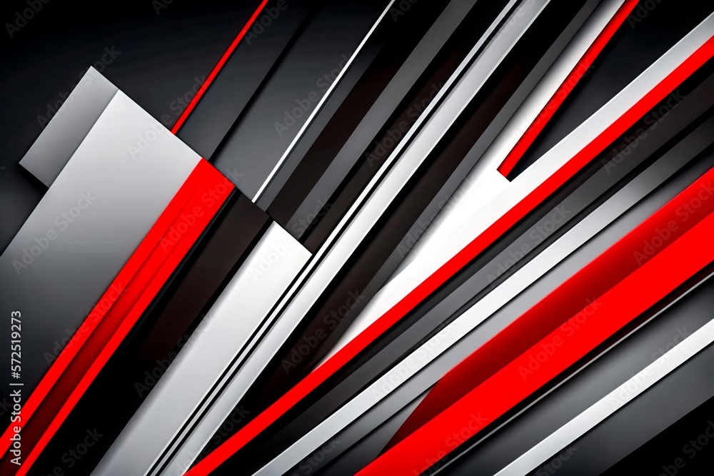 Fototapeta premium black and red stripes abstract background