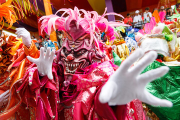 Keuken achterwand Carnaval Jaarlijks carnaval Punta Cana 2023  © Aleksandr Rybalko