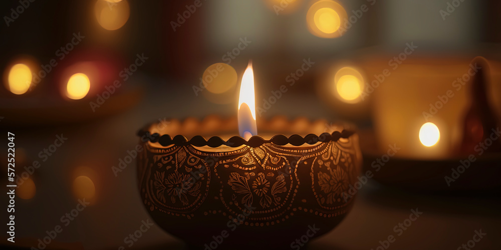 diwali, hindu festival of lights celebration, diwali day candle. AI-Generated diwali, hindu festival of lights celebration, diwali day candle. AI-Generated