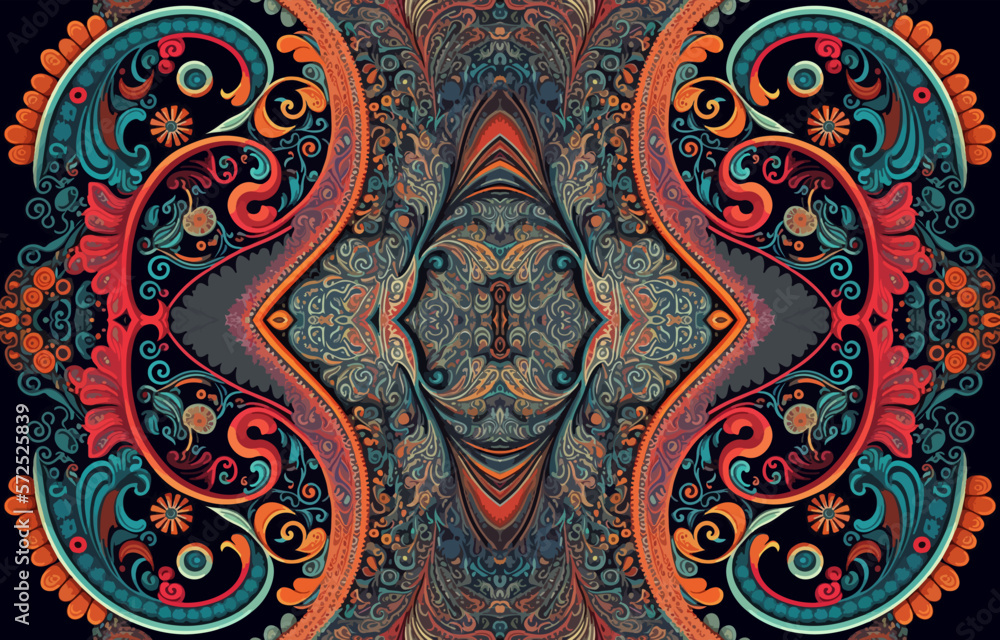 Paisley seamless pattern. Abstract traditional folk antique ethnic tribal graphic paisley line. Texture textile fabric patterns vector illustration. Ornate elegant luxury vintage retro style. Paisley seamless pattern. Abstract traditional folk antique ethnic tribal graphic paisley line. Texture textile fabric patterns vector illustration. Ornate elegant luxury vintage retro style.