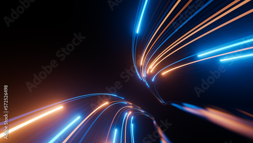 speed light line internet of things background. photo