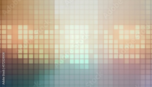 Designer Background with Grid patterns and Light color palette with Geometric Shapes in Bold Colors - Modern Wallpaper Template with Vibrant Hues and Polygonal Pattern (generative AI) © Get Stock