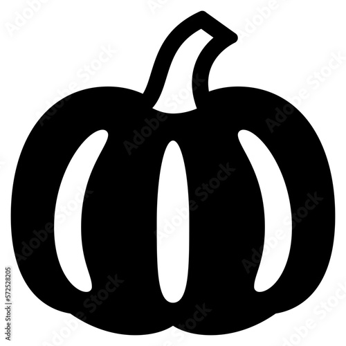 pumpkin solid icon