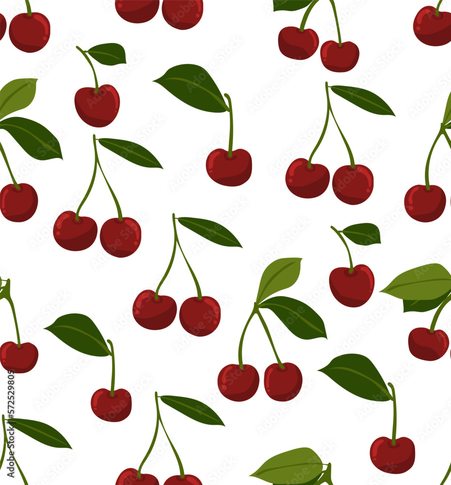 seamless pattern with cherries seamless pattern with cherries