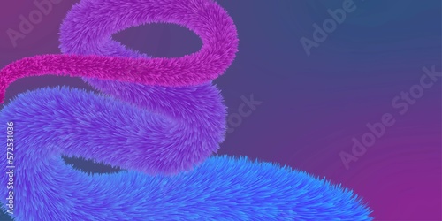 Fur Background Fluffy and soft surface pattern

