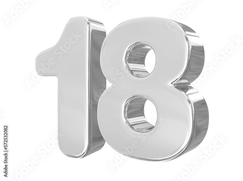 18 Silver Number 