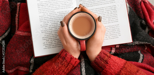 Woman with cup of coffee re...
