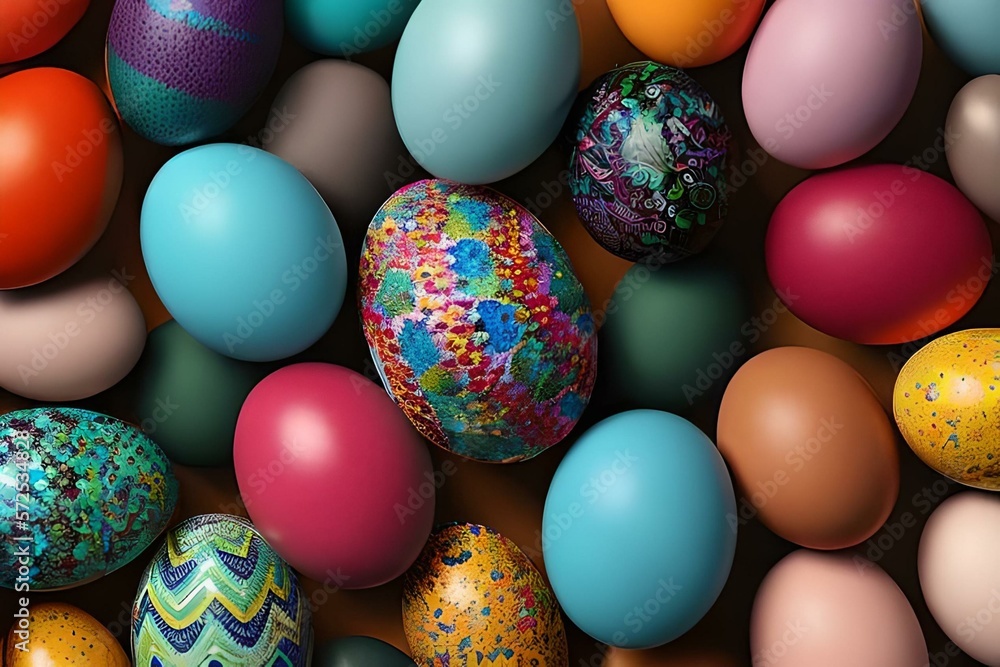colorful eggs