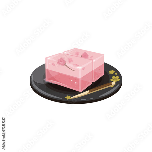 2色桜　羊羹2
