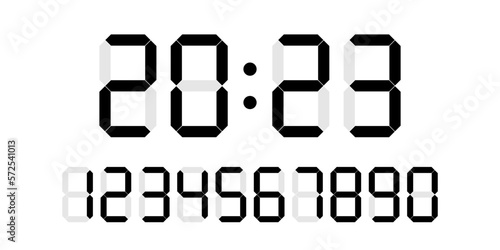 2023 electronic clock and numbers set